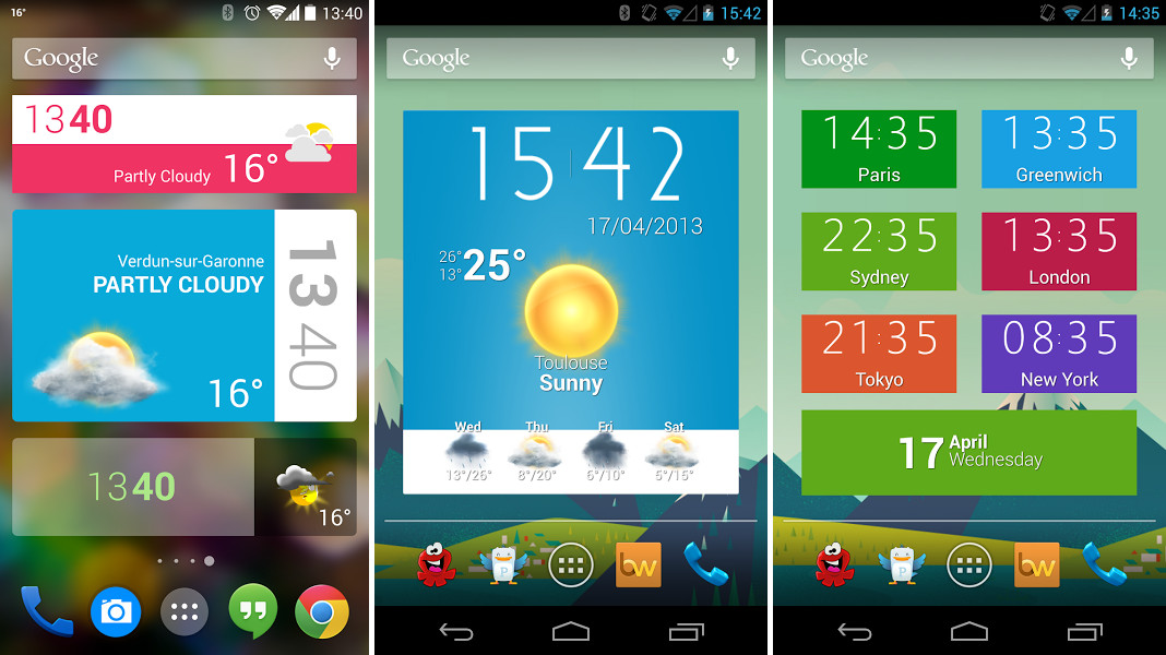 best android widgets